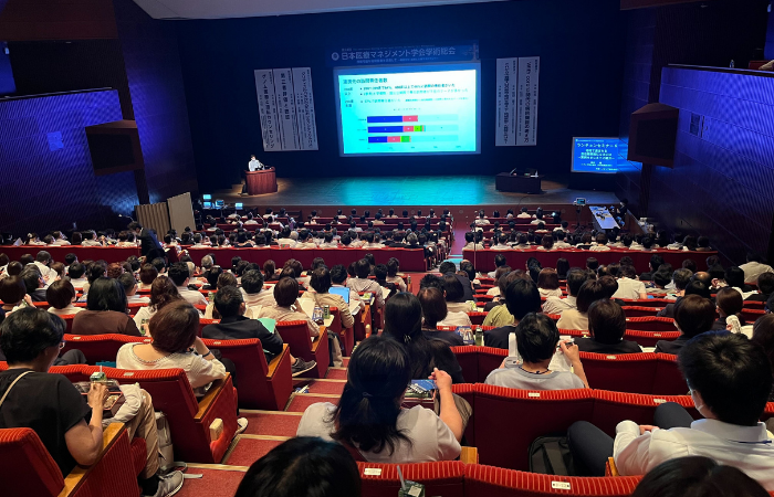 第24回日本医療マネジメント学会学術総会ランチョンセミナー（本番の様子）